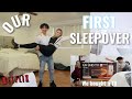 WE HAD OUR FIRST SLEEP OVER | couples edition*