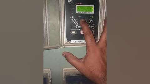 C&S over current and earth fault relay, csenex-I 100, programming