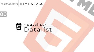 HTML Tags - Datalist