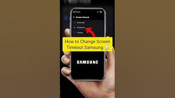 how to change screen timeout on any samsung galaxy phone how to change screen timeout samsung#shots