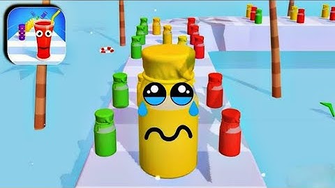 Juice Run Max - All Levels Mobile Gameplay Walkthrough Android IOs Relaxing & satisfying FJUYR45