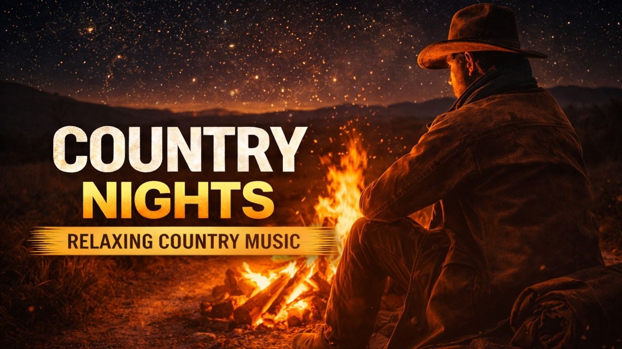 Country Chill Nights | Soft Acoustic Country Music | Backroad Country