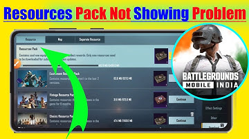 Bgmi Recourse Pack Not Showing|Battlegrounds Mobile India Map Not Downloading|Download Resources|