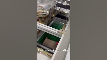 Automatic corner pasting machine.#manufacturing #machine #corner #tape #rigid #packaging