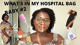 WHAT YOU ACTUALLY NEED IN YOUR HOSPITAL BAG| baby #2