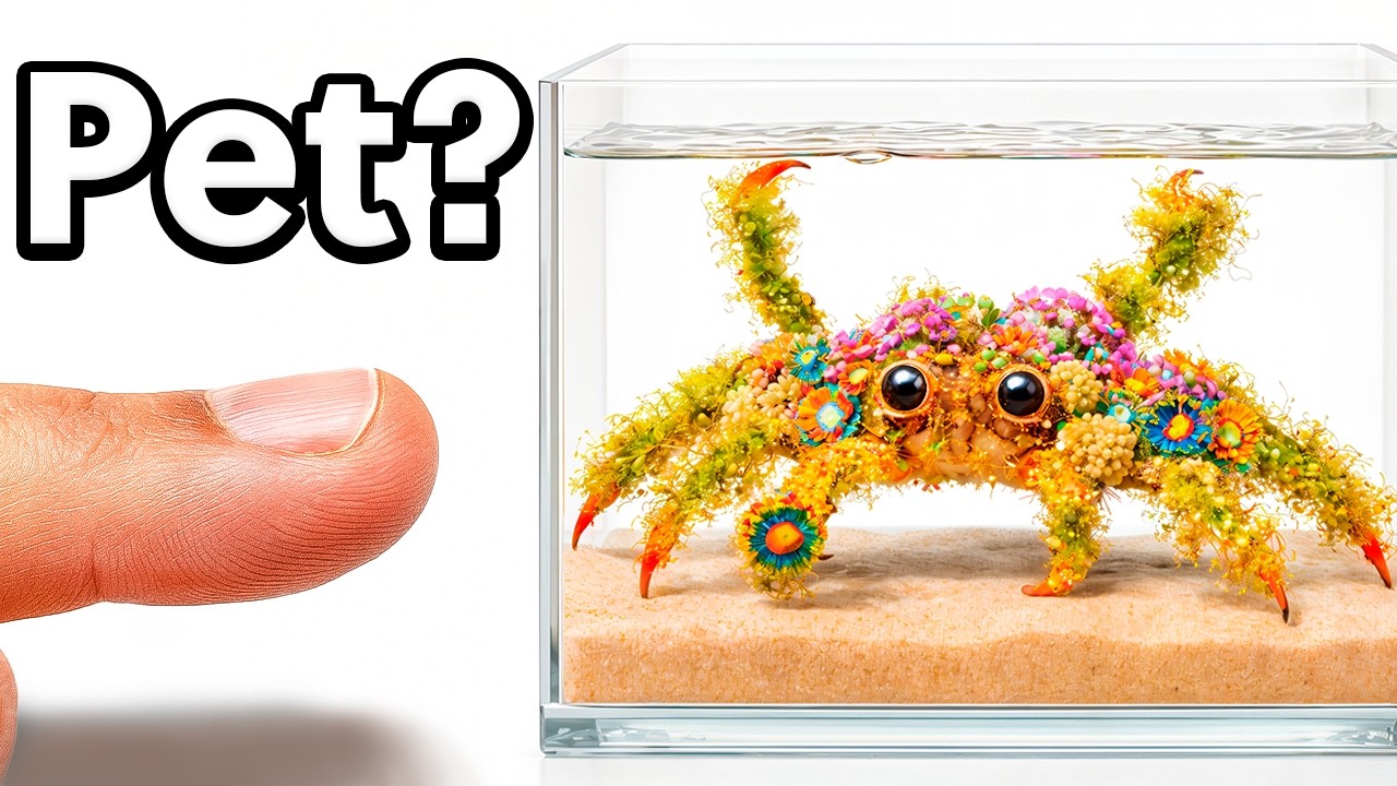 I Got a DECORATOR CRAB as a Pet (Yes, Really)