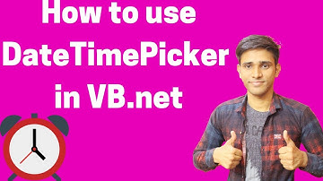 #27 How to Use DateTimePicker in vb.net (Hindi/Urdu) | Shubham Jangid
