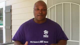 Homebuyer Speaks  on Dedication Day- Novelis Blitz Build 2016