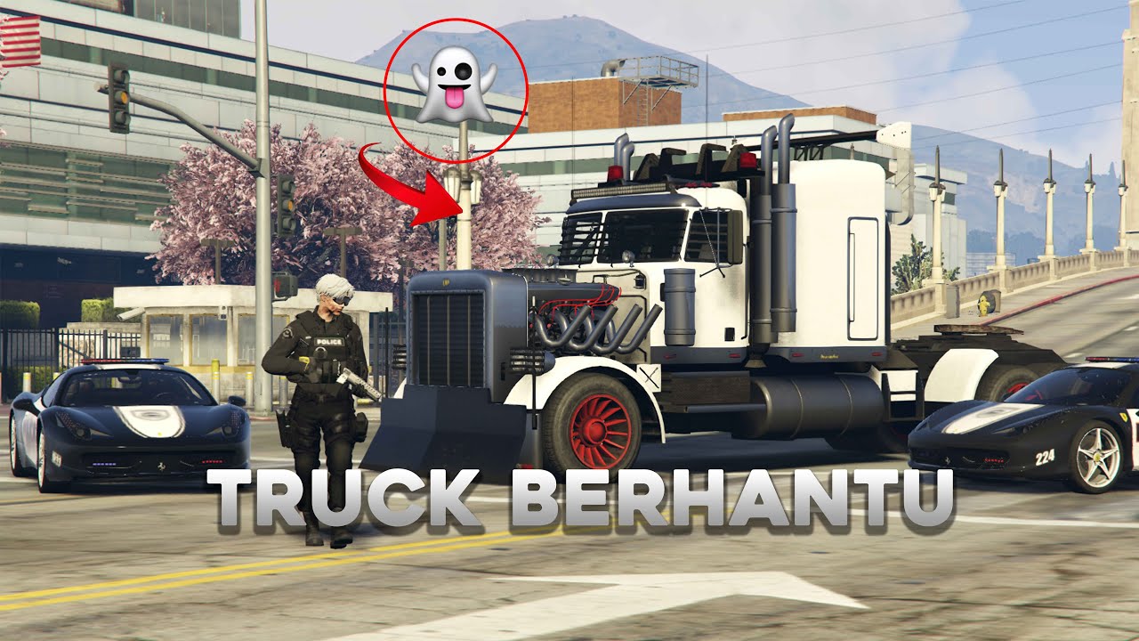 MOBIL TRUCK CHASSIS INI DI KENDALIKAN OLEH HANTU!!!  👻😱 || GTA 5 ROLEPLAY
