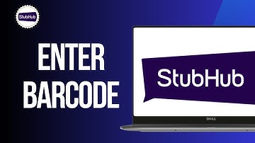 How To Enter Barcode On Stubhub