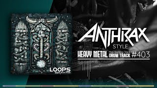 Heavy Metal Drum Track / Anthrax Style / 150 bpm
