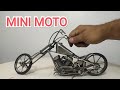 Mini moto feita com sucata de ferro #artesemmetal #metalart #scrapmetal