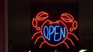 Free Open Neon Signs Stock Video Footage