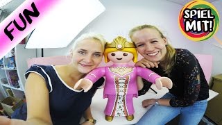 Playmobil XXL Prinzessin trifft Spiel mit mir Kinderspielzeug | VLOG Follow me around mit Nina Kathi screenshot 2