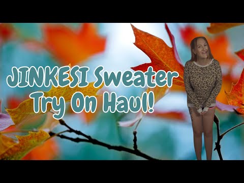 It's Fall Y'all! Sweater Weather Is Here! JINKESI Autumn Tops Try On Haul!