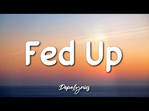 Rhettie X Santiago Zaballo - Fed Up (Lyrics) 🎵