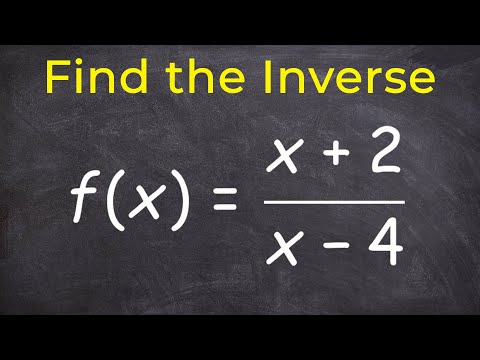 Finding the inverse of a rational function