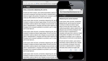 Responsive master-detail view demo