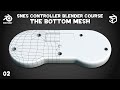 SNES Controller Blender Course | 02: Modeling the Bottom Mesh