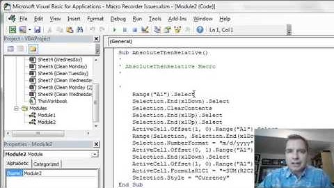 Excel Video 406 VBA Code Created by the Macro Recorder