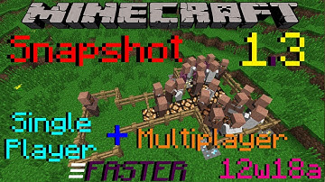 Minecraft 1.3 Snapshot: Single/Multiplayer Fusion, Faster Loading, Server Texture Packs, & More!
