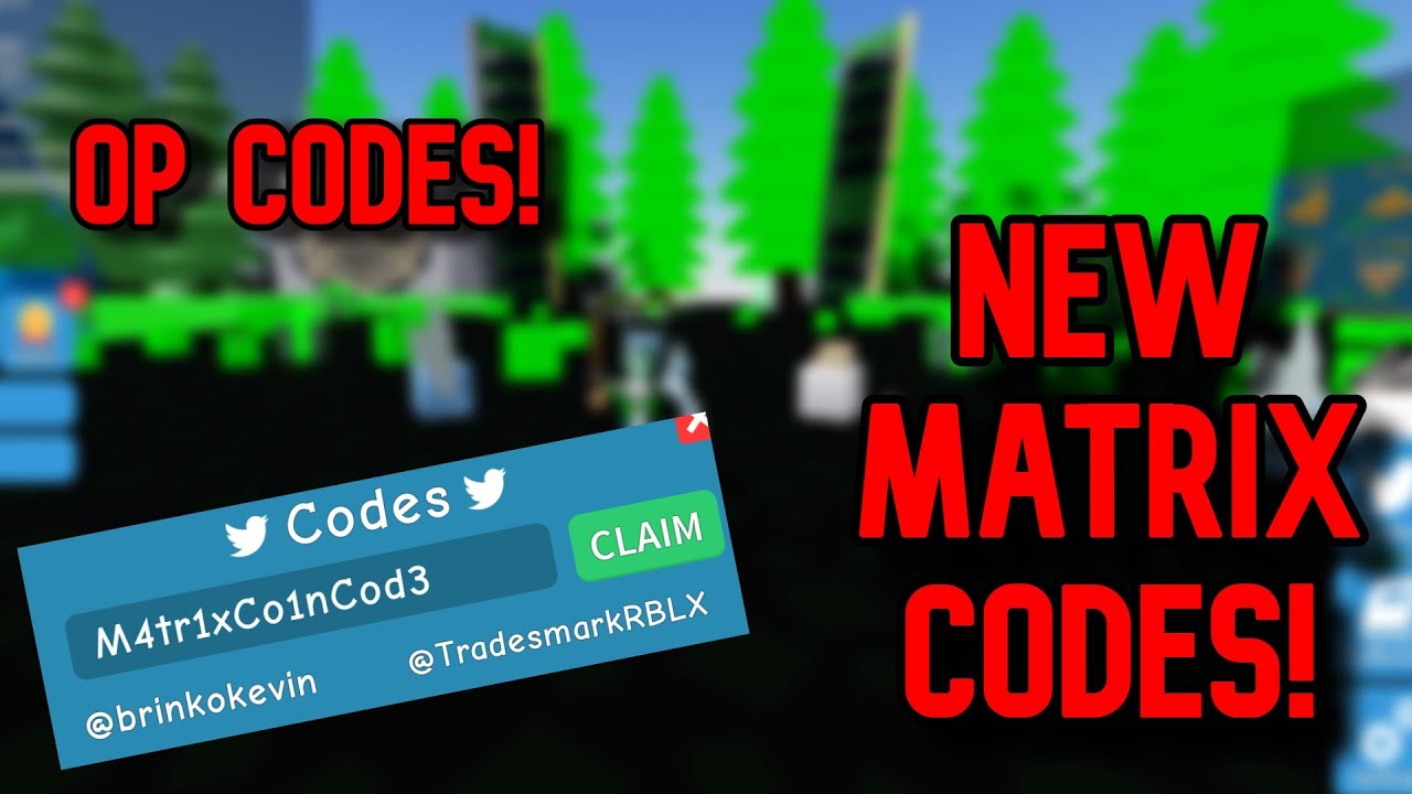  NEW WORKING MATRIX CODES Roblox Unboxing Simulator YouTube