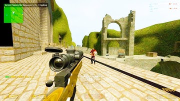 Counter Strike Source - Zombie Mod Online Gameplay on de_zamok2 map