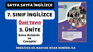 7. Sınıf İngilizce 3. Ünite (SDR İpekyou Yayınları) 7. Sınıf İngilizce 3. Ünite (SDR İpekyou Yayınları)