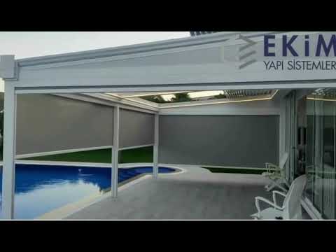 Rolling Roof Pergola & Zip Perde Sistemi | Motorlu Açılır Tavan