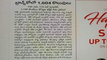 TS TRANSCO RECRUITMENT, 1,604 POSTS NOTIFICATION, 330 AE, 174 SE, 1100 JLM POSTS