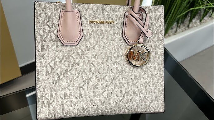 Michael Kors MERCER Small Soft Pink Tri-color Pebbled Leather Satchel  UNBOXING by Glez 