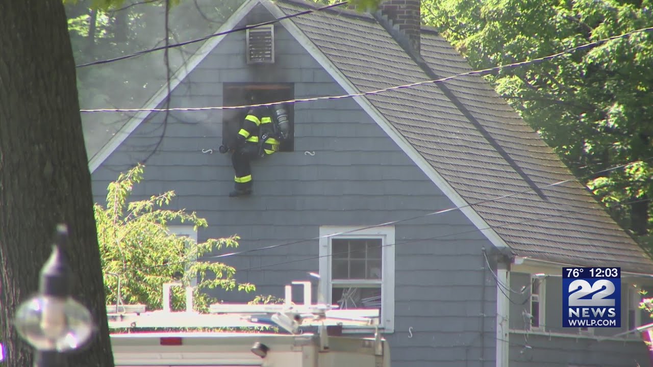 House fire on Stony Hill Road in Wilbraham - YouTube