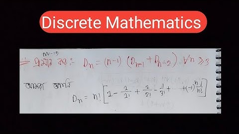 Prove That = (n-1)(D^n-1 + D^n-2) || Discrete Mathematics