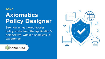 See an access policy in action| Axiomatics Policy Designer Demo