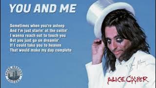 Alice Cooper - You And Me (lyrics) 1977 1080p