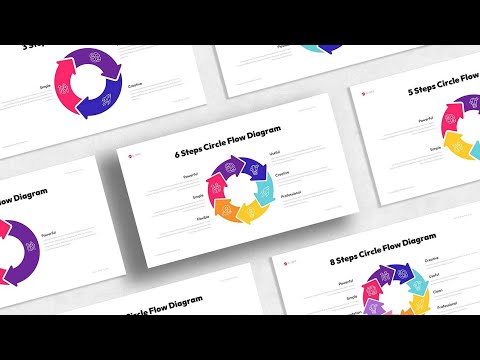 Circular Flow Diagram Template for PowerPoint and Google Slides Free Download