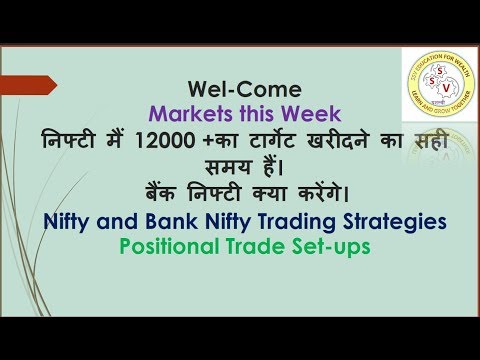 Markets this Weekनिफ्टी मैं 12000 +का टार्गेट खरीदने का सही समय हैं।बैंक निफ्टी क्या करेंगे।