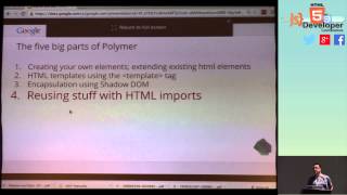 HTML5DevConf: Shailen Tuli Building tomorrow's web today using Polymer and Dart