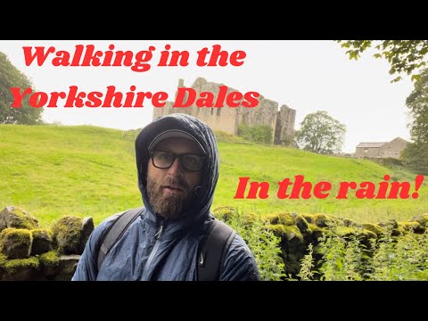 Walking in The Yorkshire Dales - Barden Tower - Bolton Abbey Path. Rainy Day & stuck at wedding!