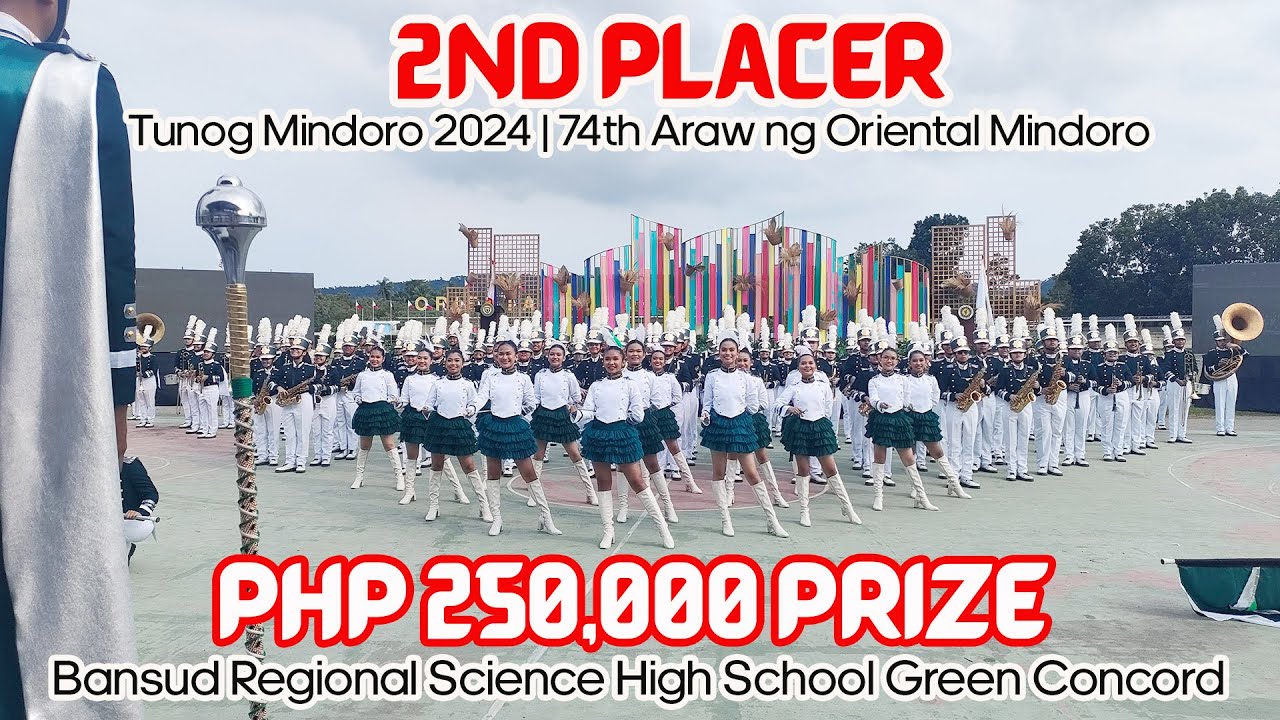 Tunog Mindoro 2024 2nd Placer - Bansud Regional Science High School Green Concord