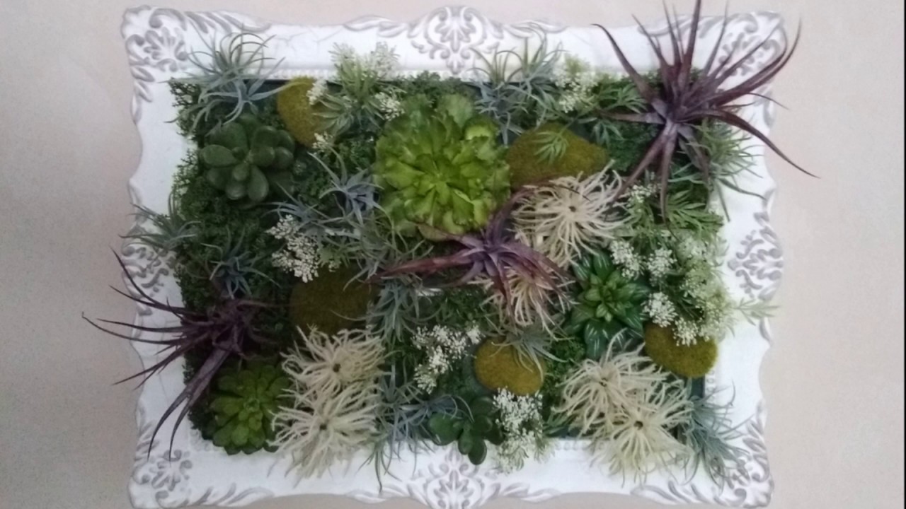 Tuto Déco Cadre végétal (récup) vidéo modifiée