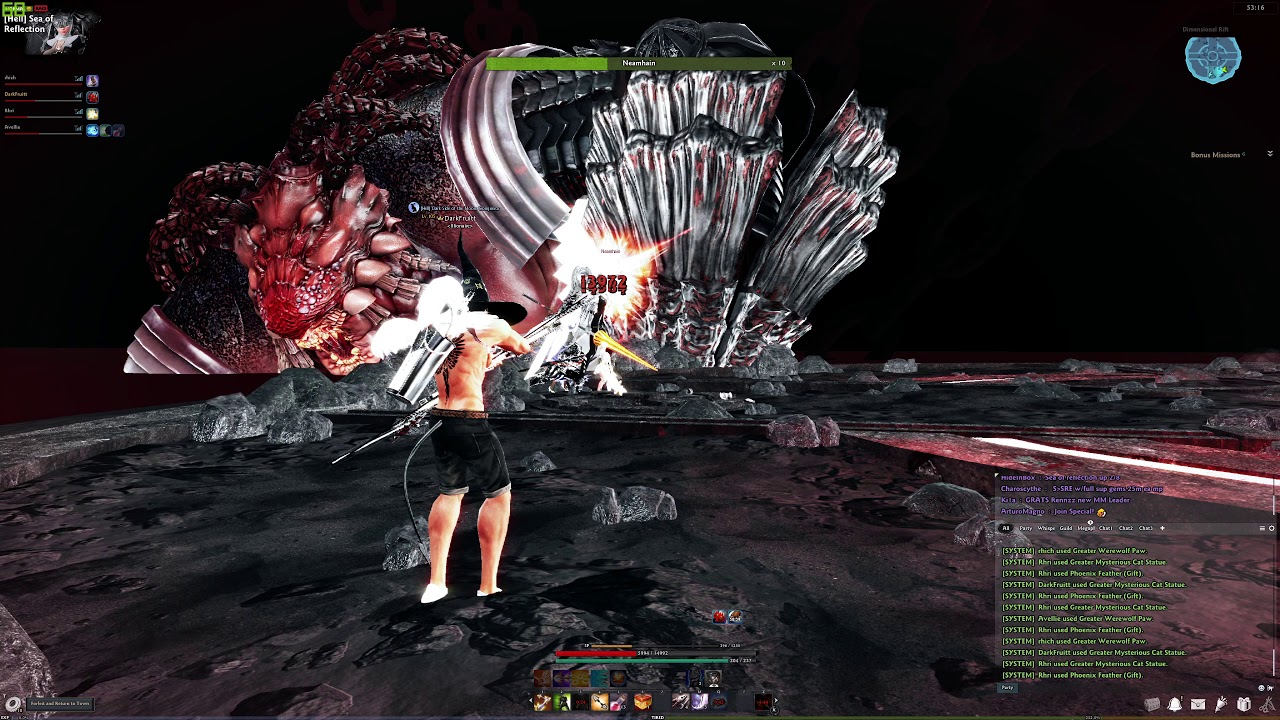 Vindictus Hell Neamhain 4 man