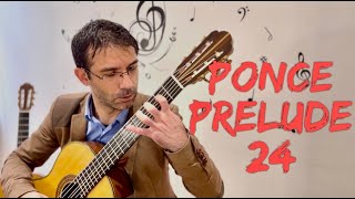 Prelude N24 by Manuel Maria Ponce