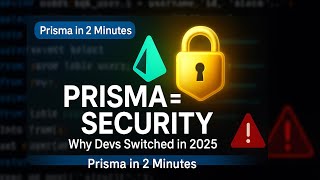 Why Every Developer is Switching to Prisma in 2025 | Security + Performance