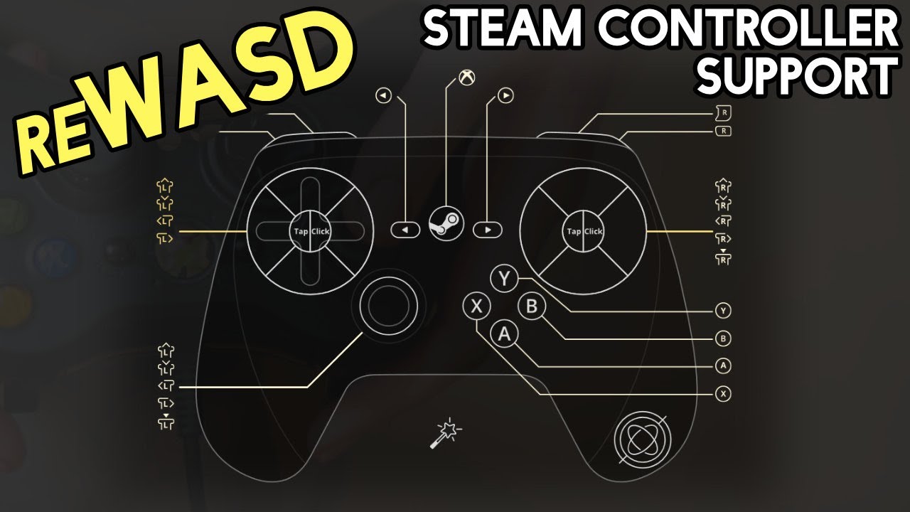 ReWASD has Steam Controller Support! V 5.5