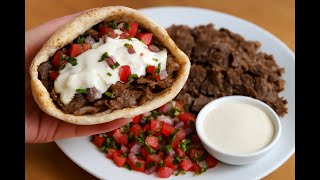 دونر الكباب التركي علي اصولة اكلة لذيذة جدا