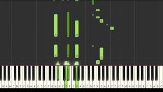 Learn Smooth Jazz / Lofi Piano improv #3 (Eb major) [Synthesia] (Piano tutorial)