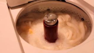 Brief clip of an Maytag AMP washer - washing!