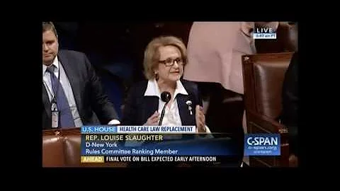 Rep. Slaughter Slams House Republicans’ Vote to Rip Away Healthcare from Millions
