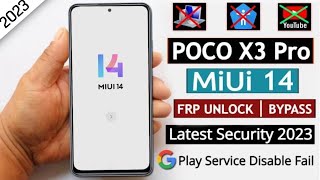 Poco X3 Pro Miui 14 Frp Bypass/Unlock Google A/c Lock Without Pc - Android Setup Not Open Solution